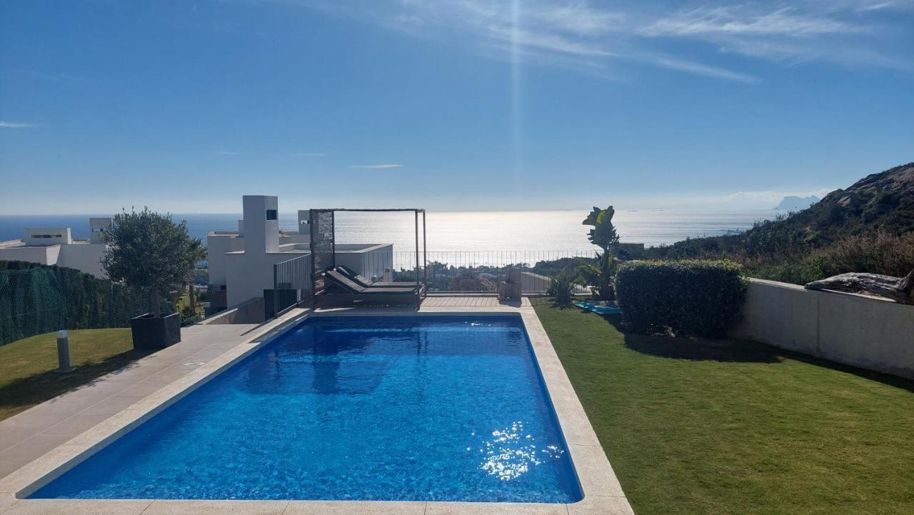 2260-Luxury Villa With Private Pool And Seaview Manilva Kültér fotó